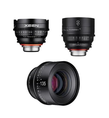 Rokinon Xeen 5-Lens Cinema Prime Kit
