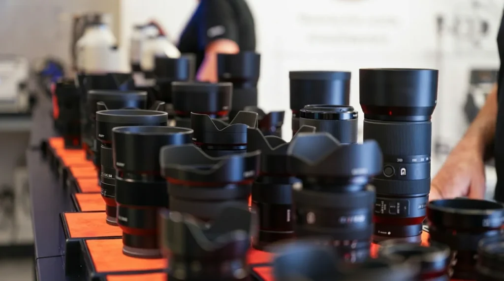 Different cinema lens you can rent from kimbu Rental