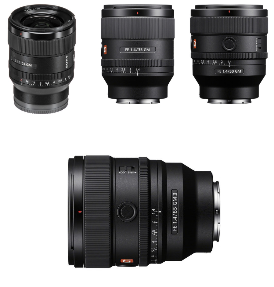Sony G Master Prime Lens Set