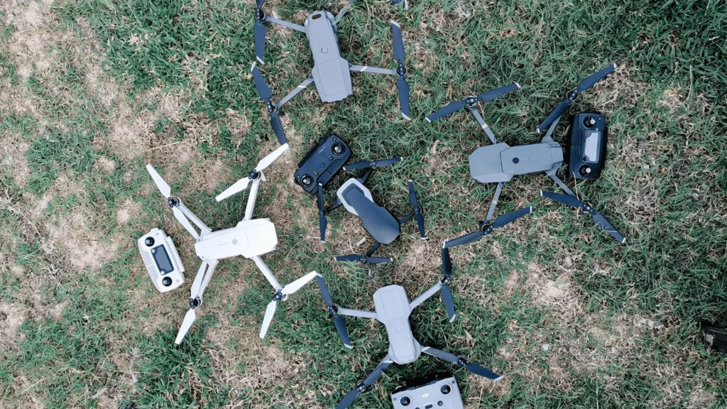 different dji drone from kimbu rental